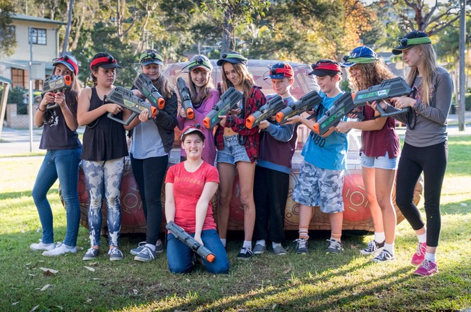 Girls LOVE Laser tag 